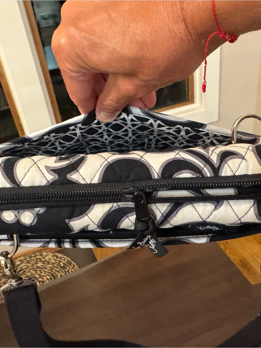 Vera Bradley Black & White Floral Quilted iPad  Case